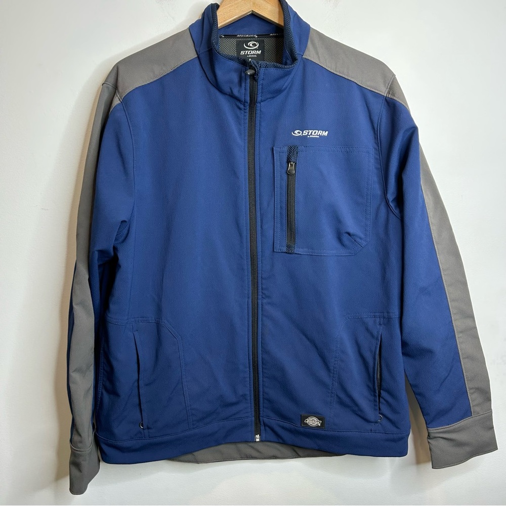 Dickies TJ560 Two-Tone Storm Softshell Jacket Blue